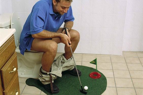 May I use the toilet … ALONE?