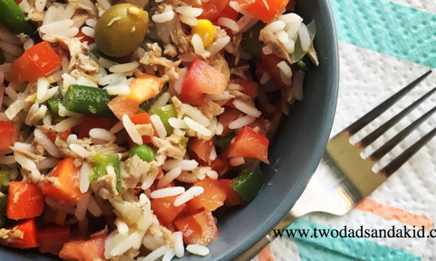 SUPERDAD’S FABULOUSLY FAST TUNA RICE SALAD