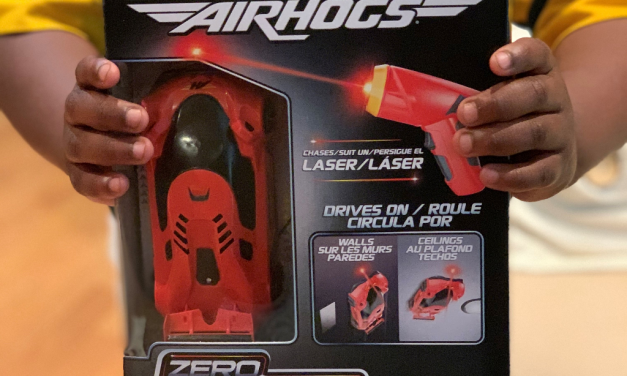 TOY REVIEW : AIRHOGS – ZERO GRAVITY LASER GUIDED REMOTE CONTROL RACE CAR